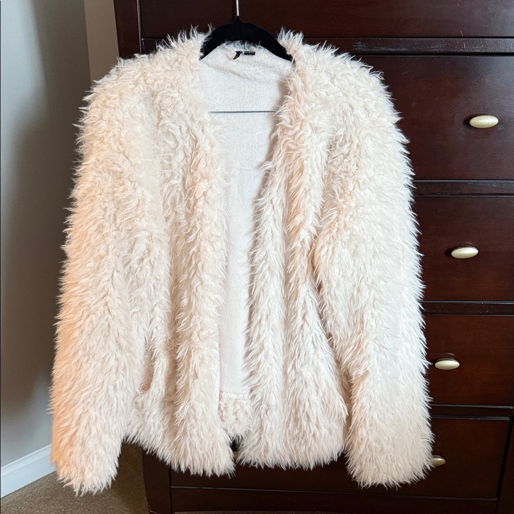 Kenzie Cream Teddy Jacket